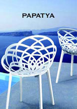 Catalogo Papatya. Sedie in resina dal design esclusivo