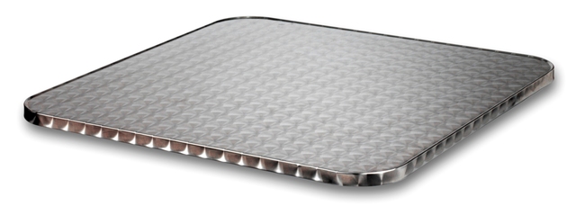Prolunga piano tavolo Tiver, alluminio cromo anodizzato